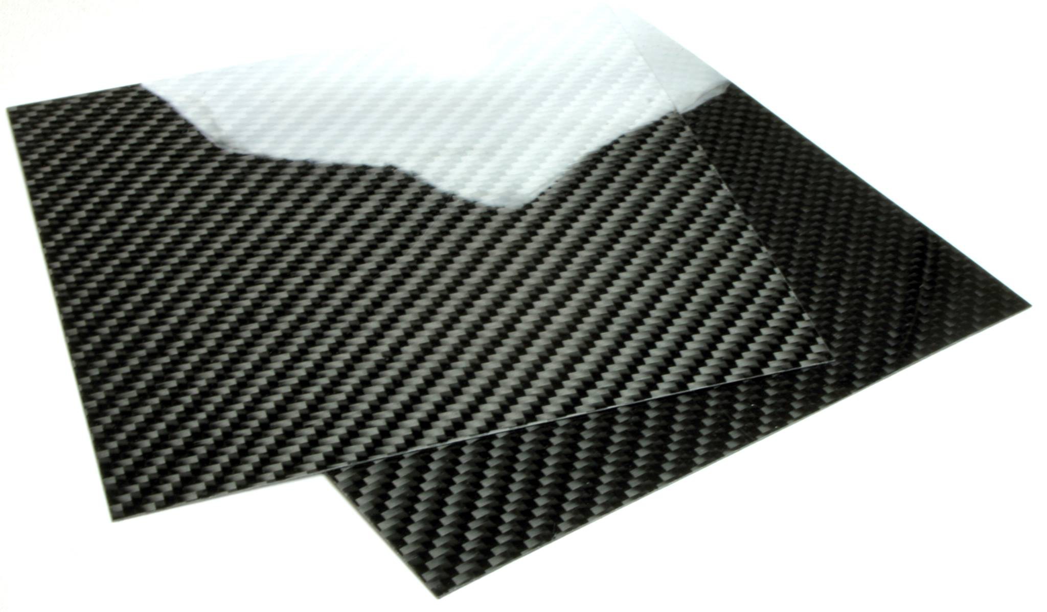 Details about   12"x24"x3/16" 2x2 Twill Carbon Fiber Fiberglass Sheet Panel Glossy One Side 